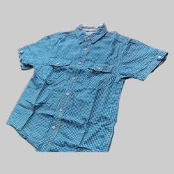 PD&C Boy's Small Short-Sleeve Blue Shirt