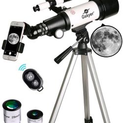 BRAND NEW..Gskyer AZ70400 400mm Astronomical Refracting Telescope 70mm Aperture AZ Mount