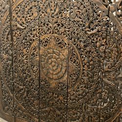 Thai Hand Carved Wall Art
