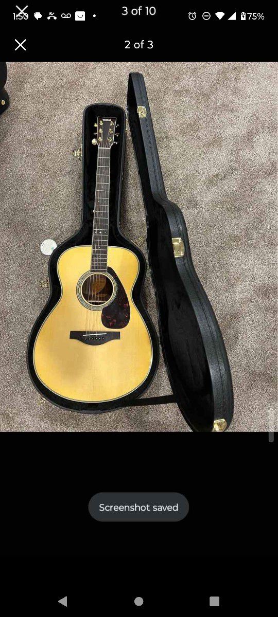 Yamaha Ls6 Acoustic Guitar Mint New