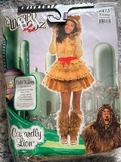 Halloween costume/ Cowardly Lion - XL