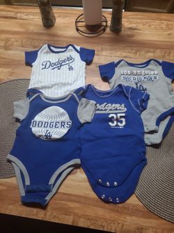 Dodger Onesies Size 6/9 Months