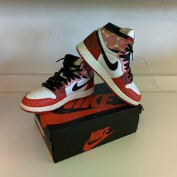 Jordan 1 Retro High OG Spider-Man Across the Spider-verse (Size 7Y)