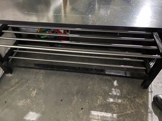 Bench shoe rack