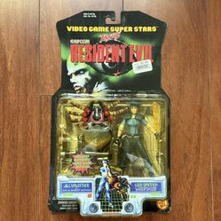 NEW Resident Evil Jill Valentine and Web Spinner figure Toy Biz 1998