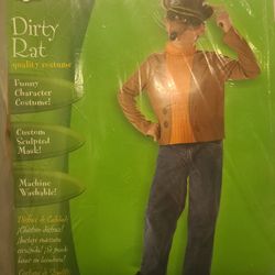 Dirty Rat costume child size 4-6