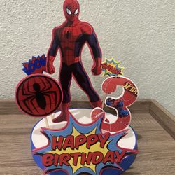 Spiderman Birthday Centerpieces 