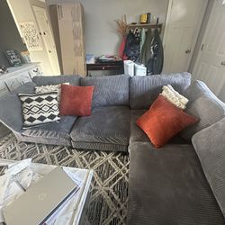 Brand New (in Boxes) Sectional - Minus One Section  Couch, Chaise 