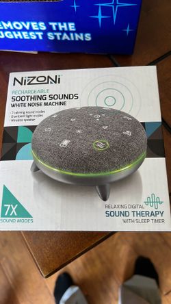 No one rechargeable soothing sounds white noise machine