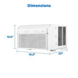 Midea 12,000 BTU AC Smart Window Inverter 550 Sq. Ft.