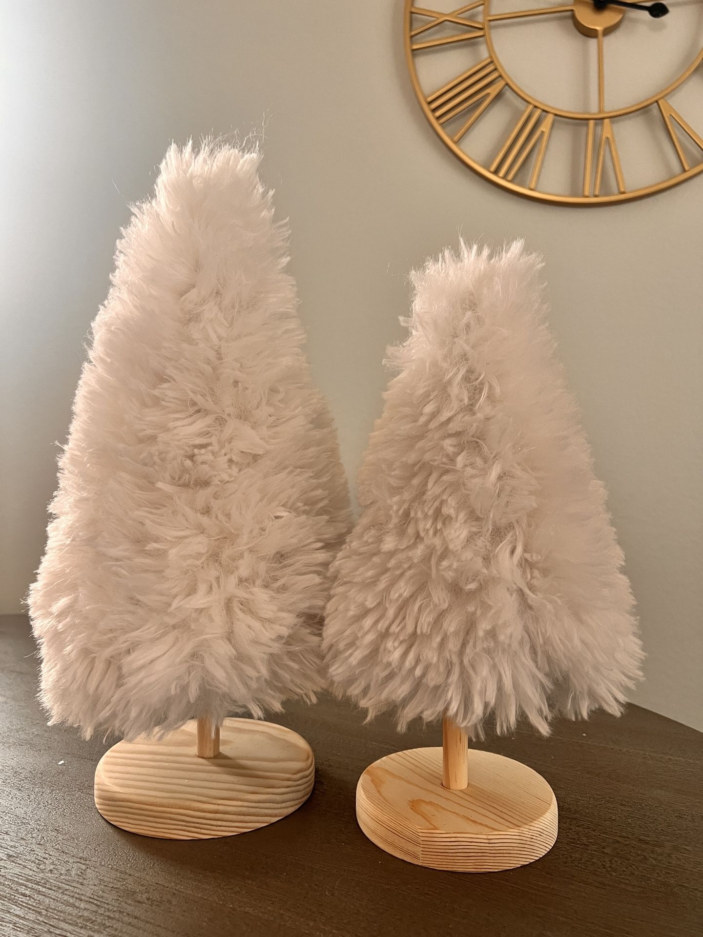 Fur Christmas Trees $15 for Both