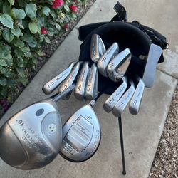 Men’s Golf Club Set With A Sun Mountain Golf Bag - CALLAWAY, Mizuno, Tommy Armour