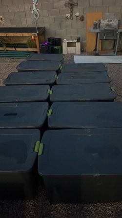 Heavy duty Moving/storage plastic containers