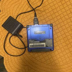 NINTENDO GAMEBOY ADVANCE SP CONSOLE AGS-001 blue