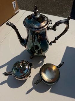 WM Rogers Silverplate Tea Set
