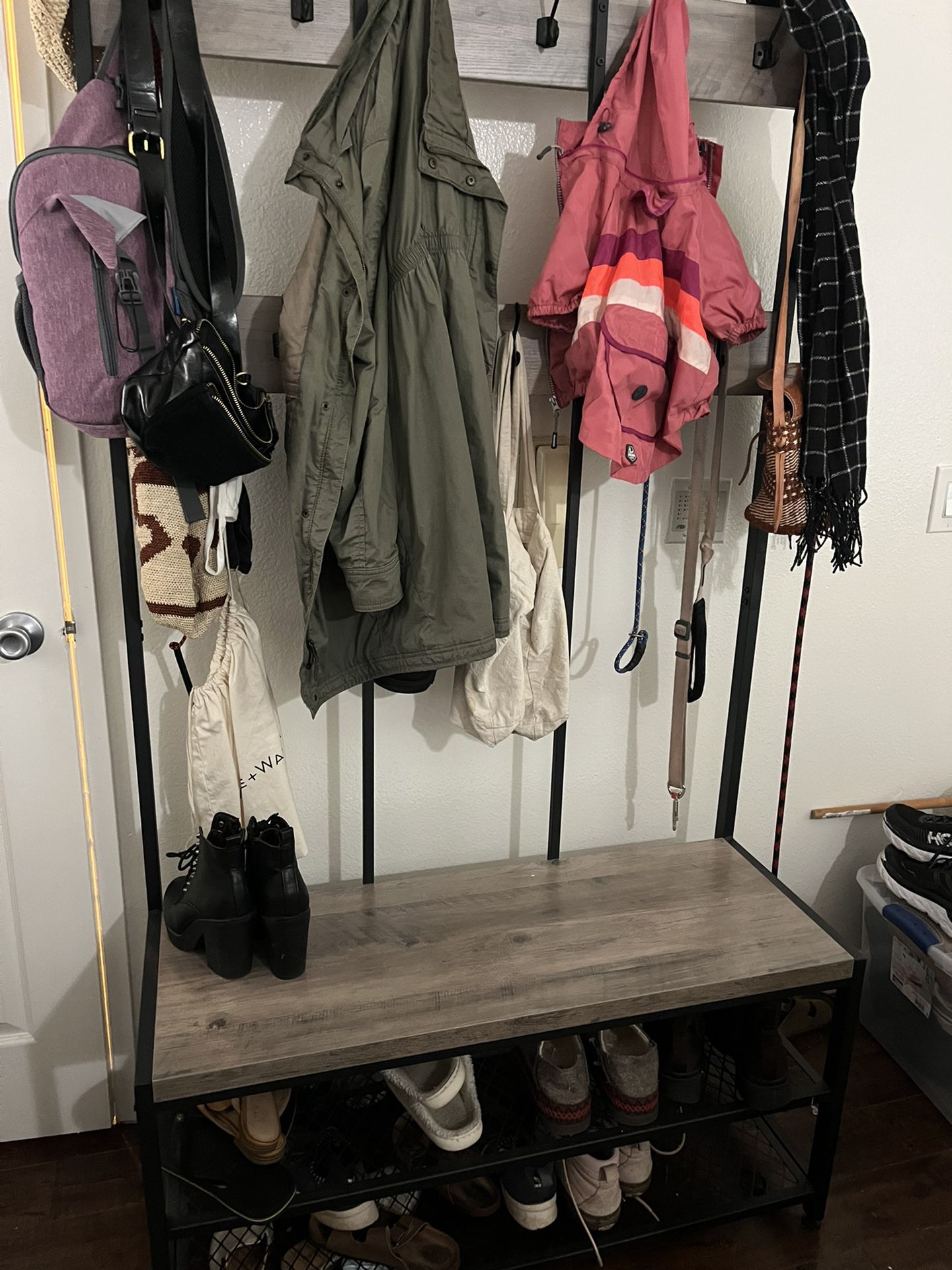 Coat Rack And Shoe Storage Must Go By Tomorrow