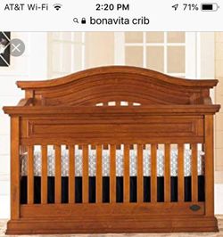 Convertible Crib, Toddler Bed W/3/4 Rail, Full Bed