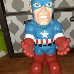 Captain America Candy Bowl Holder Marvel Captain America Half Foam Licensed Statue

