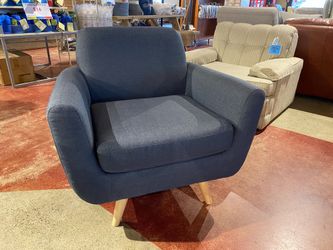 Scandinavian Armchair with Natural Legs