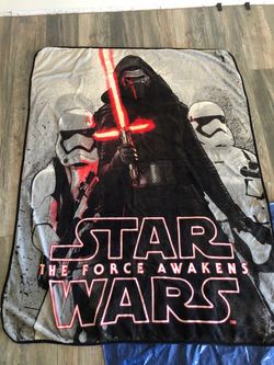 Star Wars The Force Awakens Throw Blanket