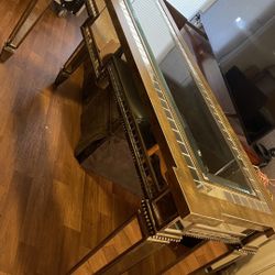 Big  mirrors Sofa Table   66”L 21”D 36 H