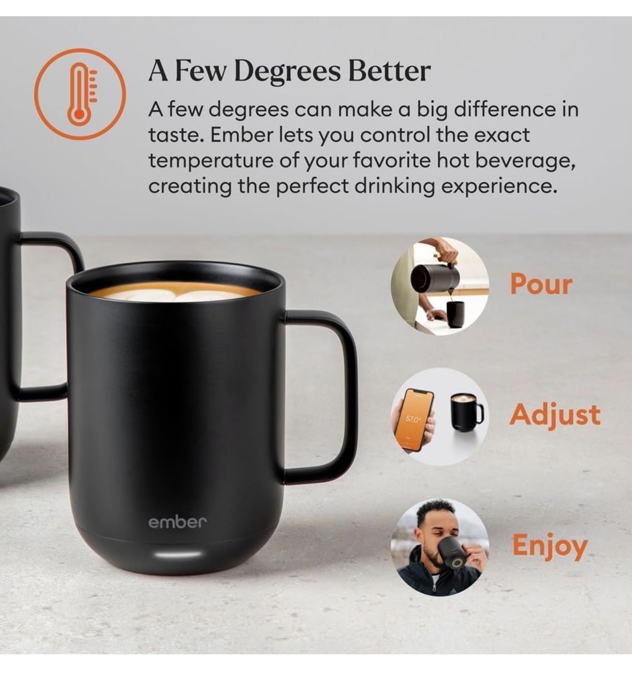 Ember Temperature Control Smart Mug 2, 10 Oz