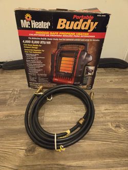 Mr buddy heater portable with connection tube
