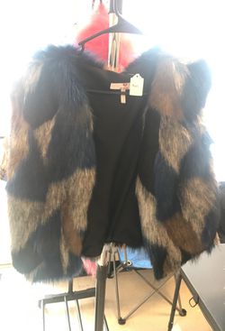 Handmade faux fur vest