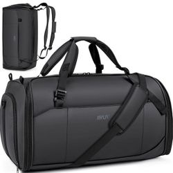 Convertible Garment Bags for Travel - Carry on Garment Duffle Bag with Backpack Straps for Men Women, 4 in 1 Large Travel Duffel Bags