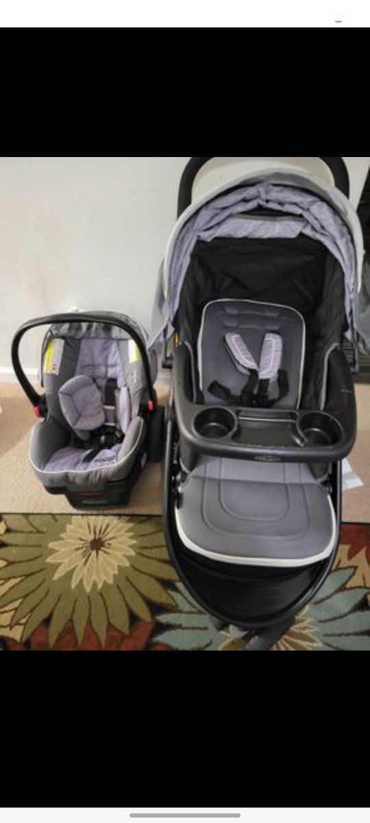 Car Seat With Base And Stroller