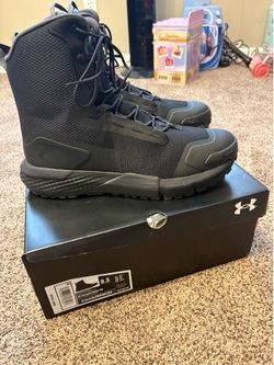Mens Under Armour Valsetz Side Zip 8” Boots
