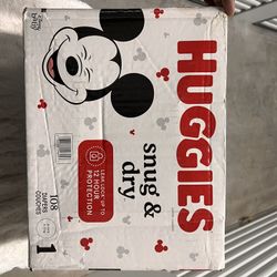 Huggies Snug&Dry -Size 1 108 Count