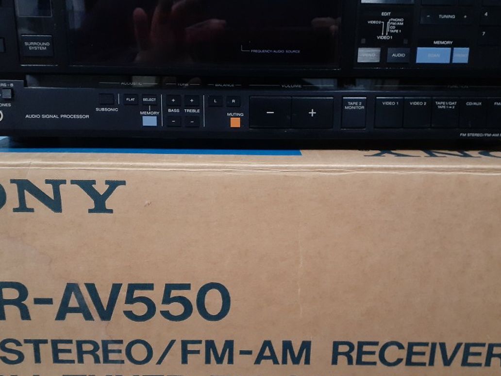 Sony Av-550 Stereo /audio Receiver