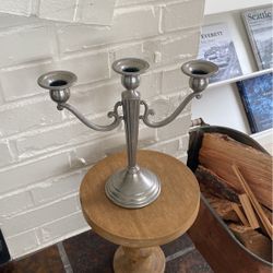 Pewter Candle Holder