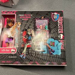 Monster High Coffee Bean Set And Doll 