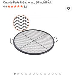 X-Marks Fire Pit Grill Grate,