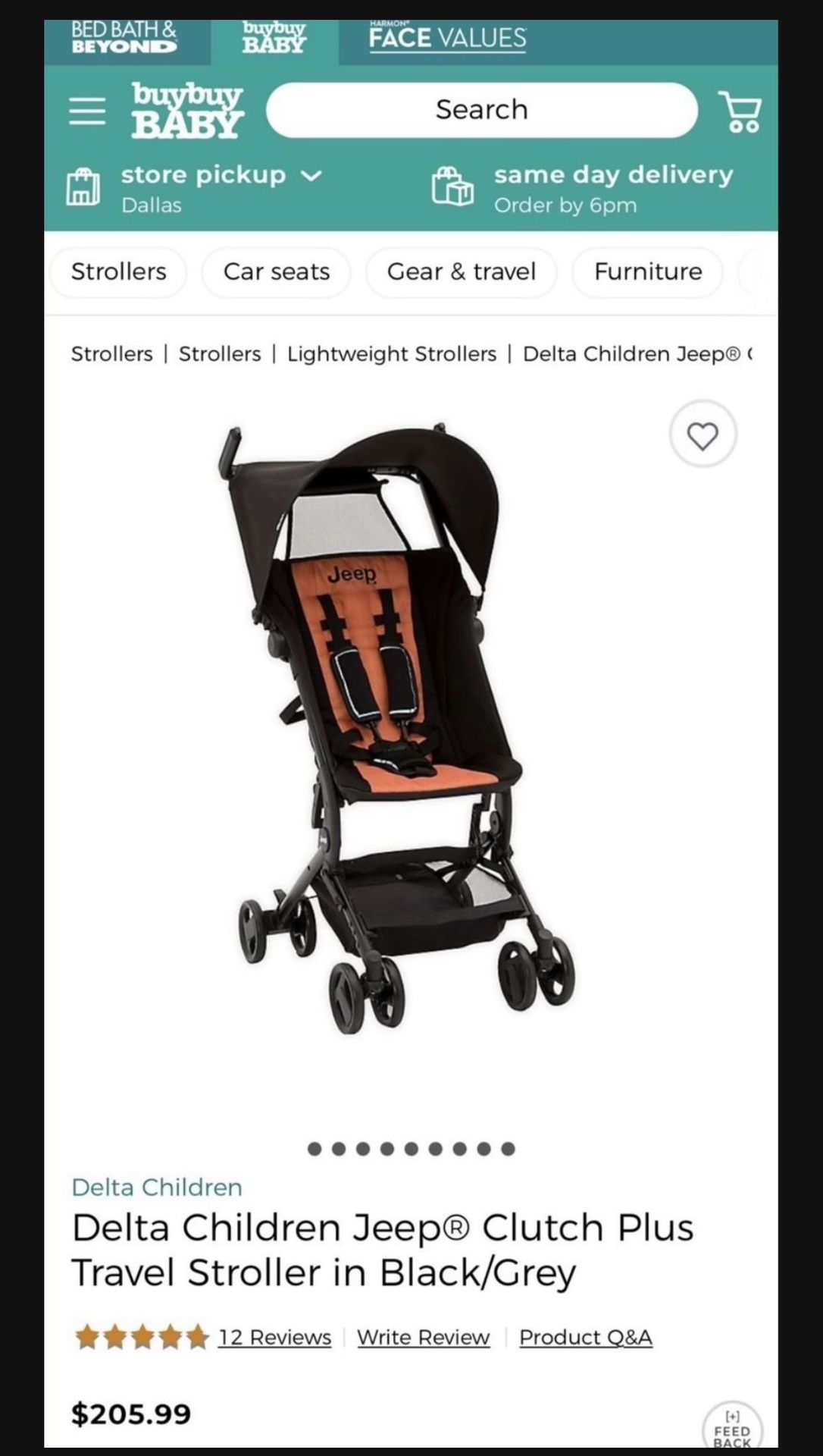 Jeep Stroller 