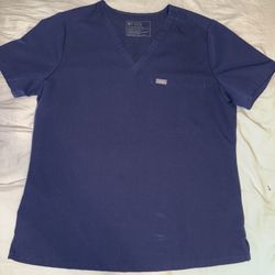 Fig Scrub Top