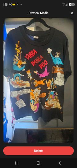 Vintage Flintstones aop shirt