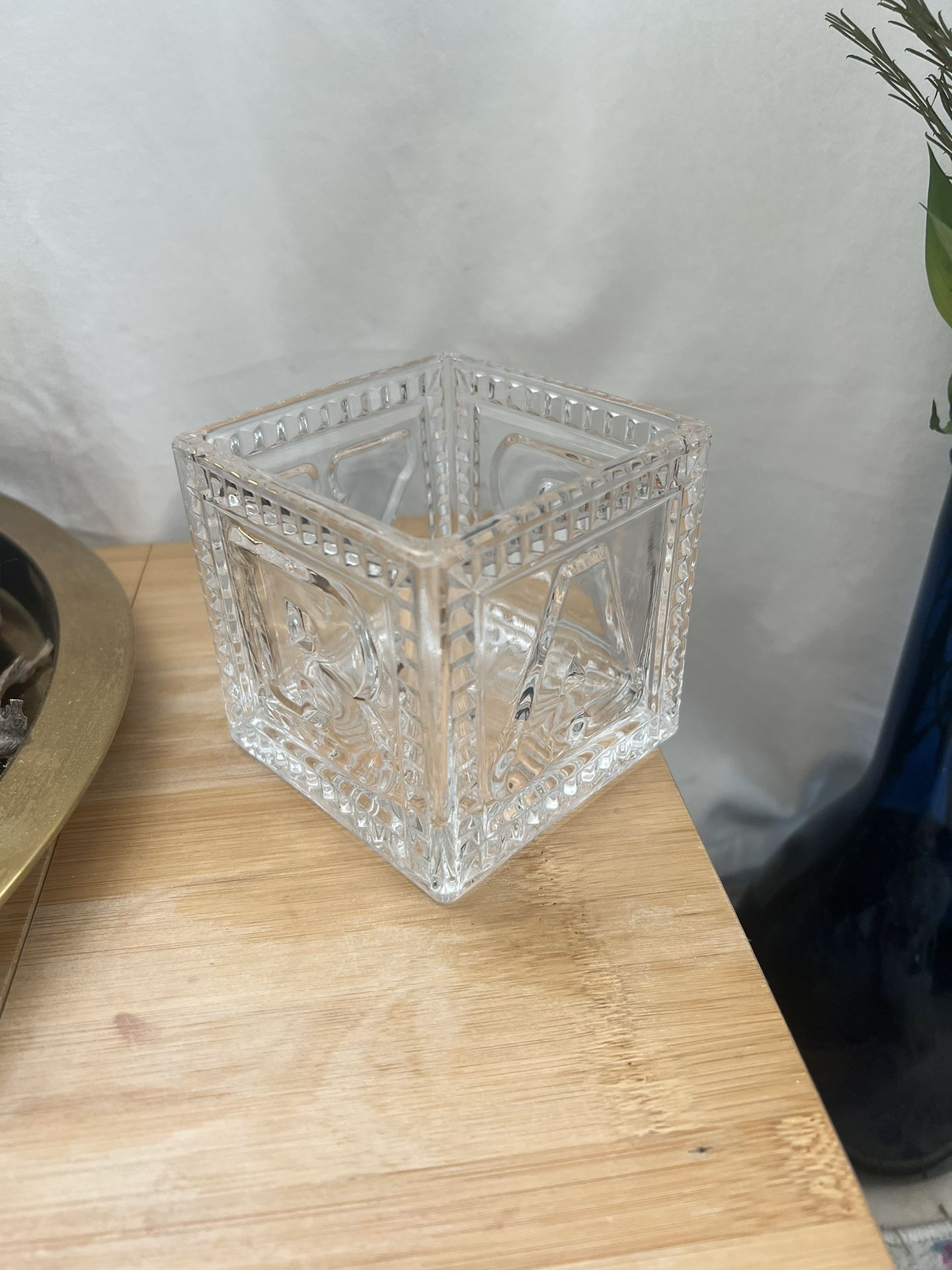 Flower Vase Cube “B” “A” “B” “Y”