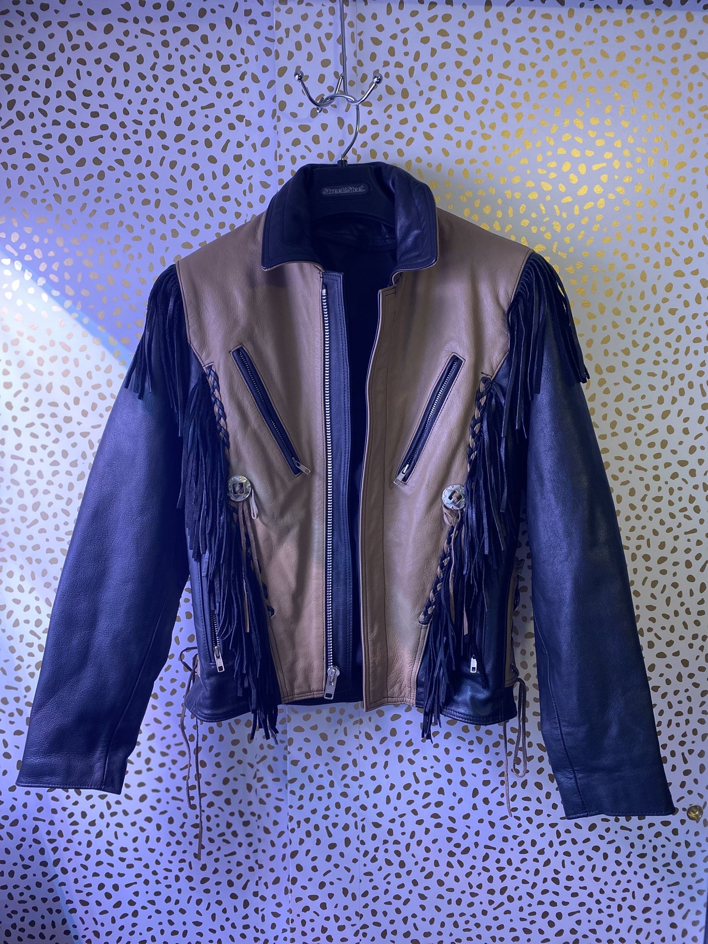 Genuin Leather Small Women's Motorcycle Jacket