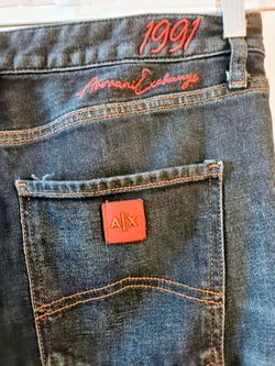 Size 33 men's Armani Exchange gently used jeans