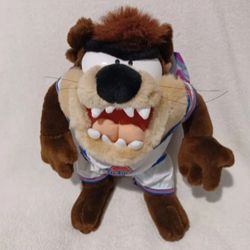 Vintage Looney tunes space jam tune squad tasmanian devil plush