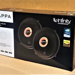 Infinity Kappa Car Speakers 1 Set 6 1/2" 2-Way Coaxial Speaker System 255 Watts 63XF 🚨 Payment Options Available 🚨 No Credit Needed 🚨
