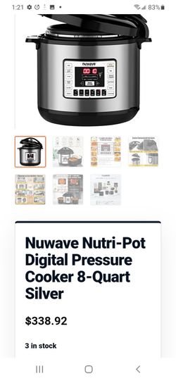 Digital pressure cooker 8 qt