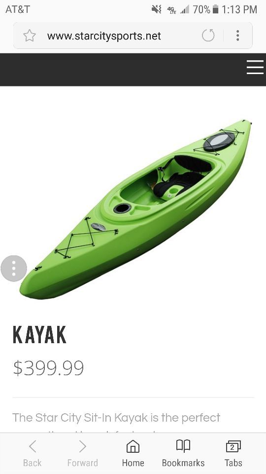 Fishing kayak