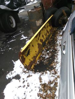 Fisher plow for tractor or make work on skid steer