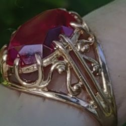 Rose Gold Ring 14k Marked 583 Beautiful 7.5 Size