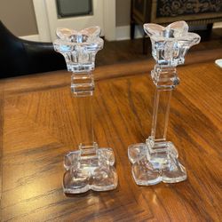Mukais Crystal Candle Holders 