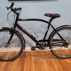 Bianca Milano Mens Mountain Bike Aluminum 7005 Frame with Shimano Nexus Hub 7 speed CAFE RACER 26" Wheels 